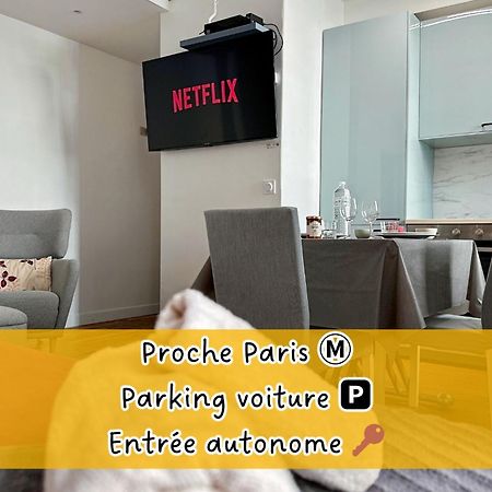 Appartement Entier Calme - Parking Free - Proche Paris Et Chateau - Wifi Hd Vincennes Esterno foto
