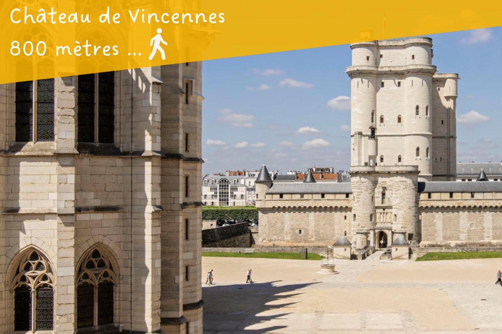 Appartement Entier Calme - Parking Free - Proche Paris Et Chateau - Wifi Hd Vincennes Esterno foto